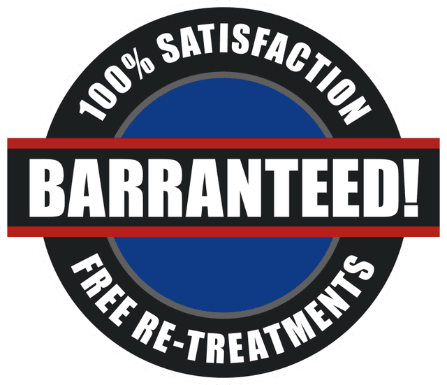 100% Satisfaction Barranteed - Free Re-Treatments